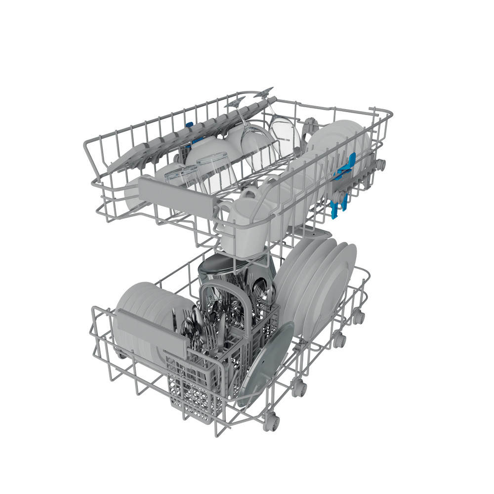 Indesit Посудомоечная машина Встроенная DSIC 3M19 Full-integrated A+ Technical Translucent