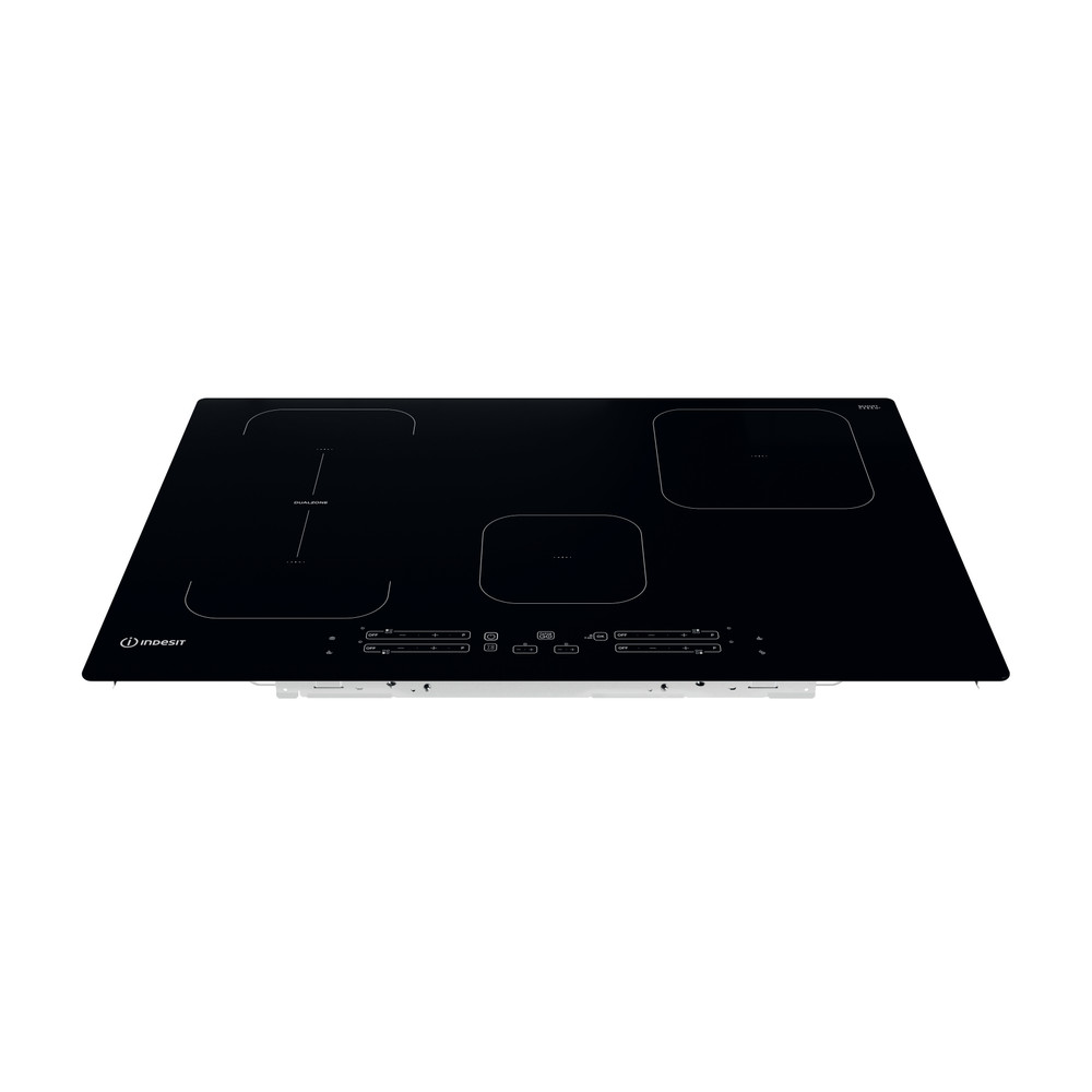 Indesit Kookplaat IB 21B77 NE Zwart Induction vitroceramic Frontal top down