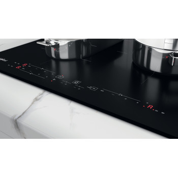 Whirlpool Encimera WB B3760 BF Negro Induction vitroceramic Lifestyle control panel