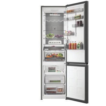 Whirlpool Холодильник з нижньою морозильною камерою. Соло WHK 26413 XBR6EA1 ARC 764 Manhattan Gray 2 двері Lifestyle frontal open