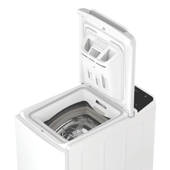 Whirlpool Perilica za rublje Samostojeći TW621DBSWEE Bijela Gornje punjenje A Perspective open