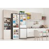 Indesit Combinación de frigorífico / congelador Libre instalación INFC9 TI22X Inox 2 doors Lifestyle perspective open