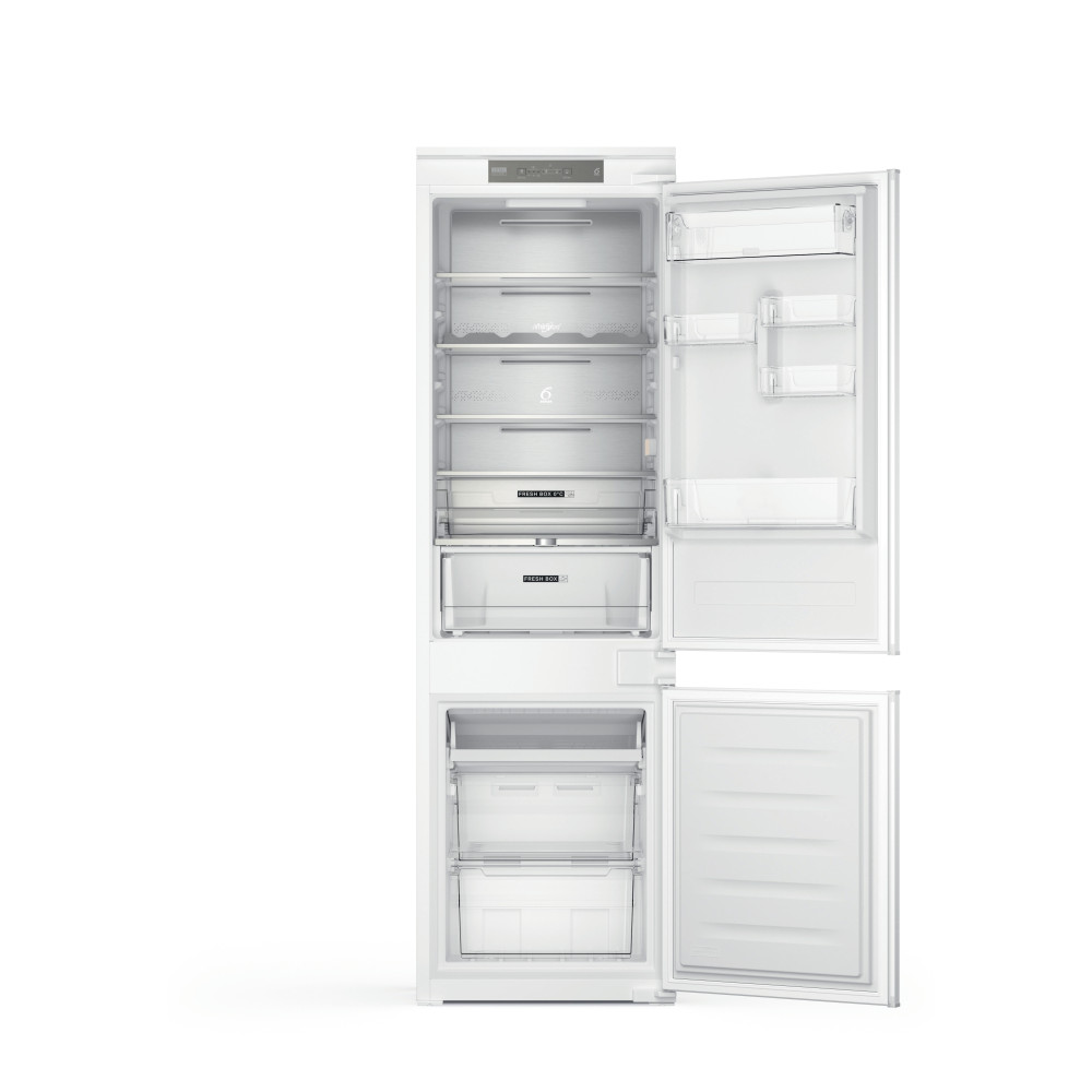 Whirlpool Fridge/freezer combination Built-in WHC18 T332 P UK White 2 doors Frontal open
