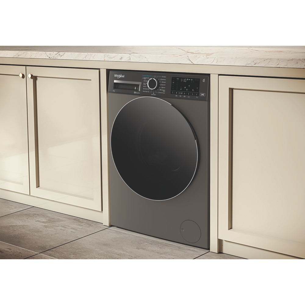 Whirlpool Maşină de spălat rufe Independent WAM 09GBC EE Manhattan Grey Încărcare frontală A Lifestyle perspective