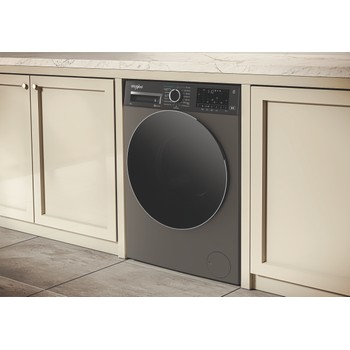 Whirlpool Maşină de spălat rufe Independent WAM 09GBC EE Manhattan Grey Încărcare frontală A Lifestyle perspective