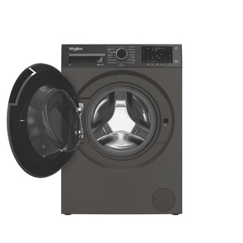 Whirlpool Maşină de spălat rufe Independent WAM 86GBC EE Manhattan Grey Încărcare frontală A Frontal open