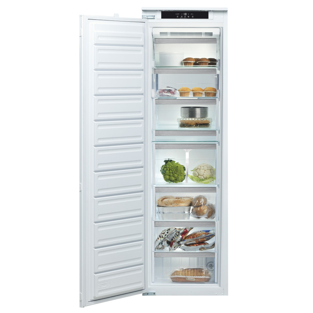 Bauknecht Fryser Indbygget GSI 18F2 PS Hvid Frontal open