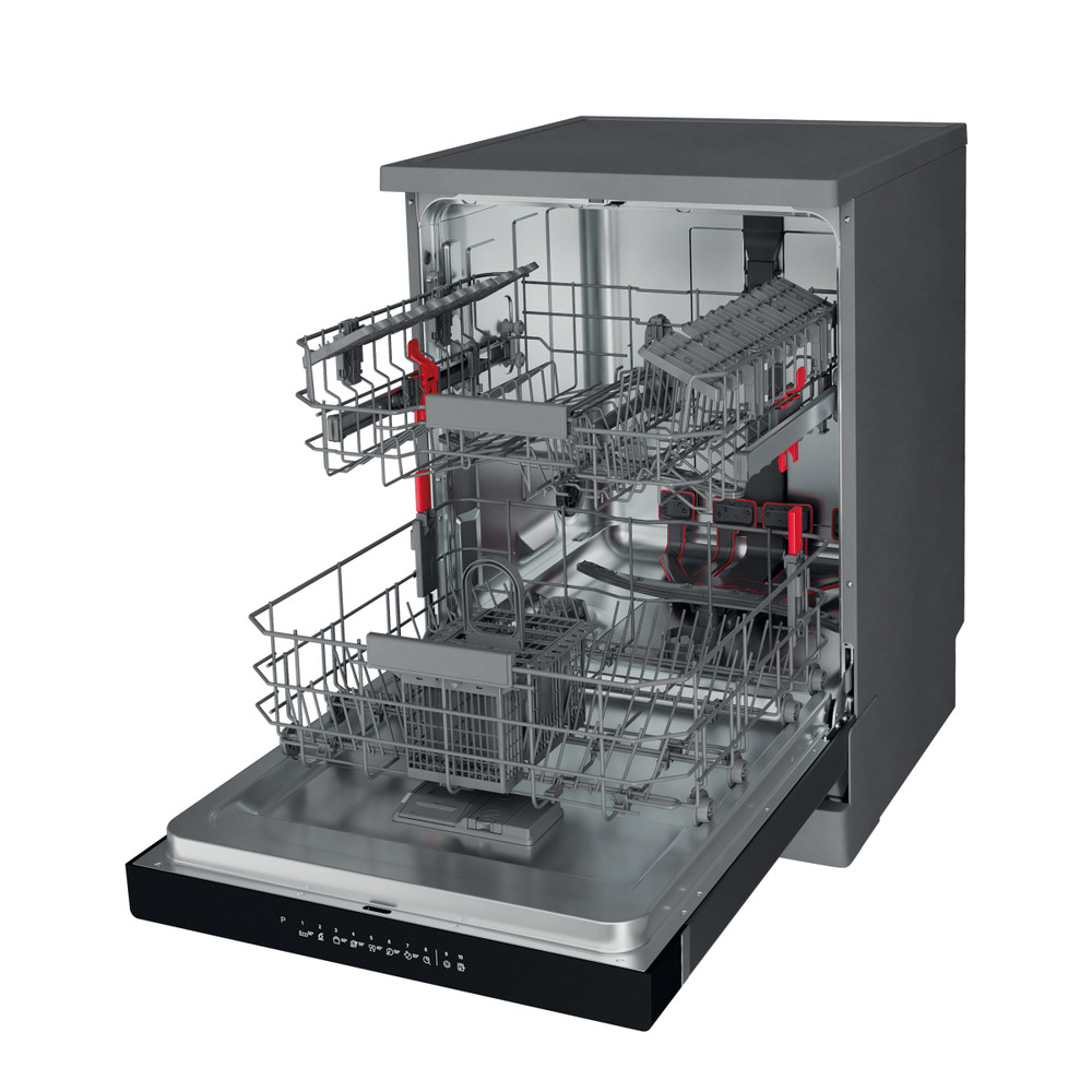 Whirlpool Umývačka riadu Voľne stojace WFO 3T233 P 6.5 X Voľne stojace D Perspective open