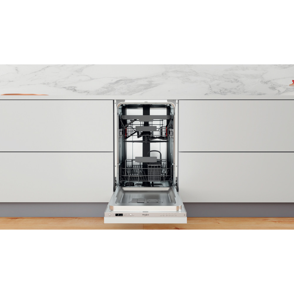 Whirlpool Lavavajillas Encastre WSIC 3M27 C Full-integrated E Lifestyle frontal open