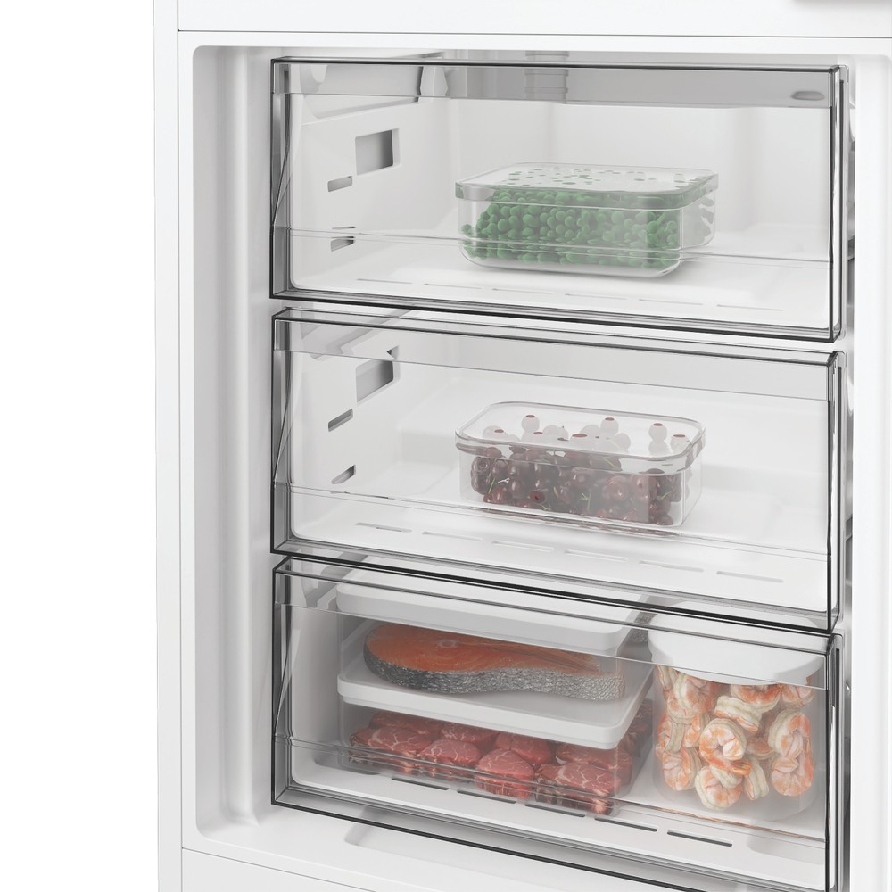 Whirlpool Koel-vriescombinatie Inbouw WHK2 5322 B4E Zinc Metal 2 deuren Lifestyle detail