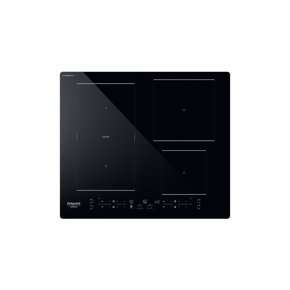 Hotpoint_Ariston Table de cuisson HB 4860C CPNE Noir Induction vitroceramic Frontal