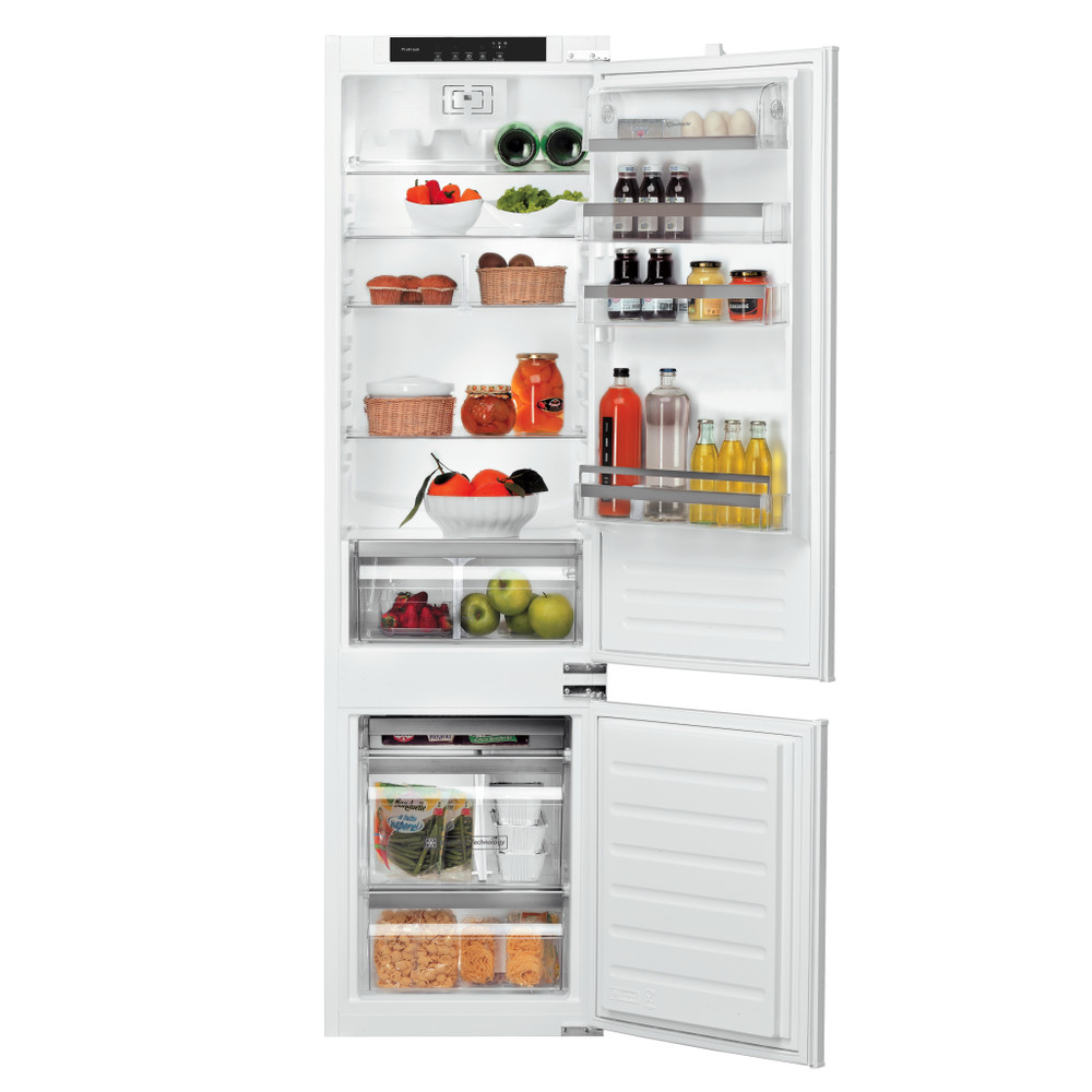 Bauknecht Réfrigérateur combiné Appareil encastrable KGIP 28882 Blanc 2 portes Frontal open