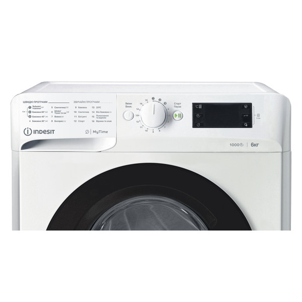 Indesit Стиральная машина Отдельно стоящий OMTWSE 61051 WK UA Белый Front loader A+++ Control panel