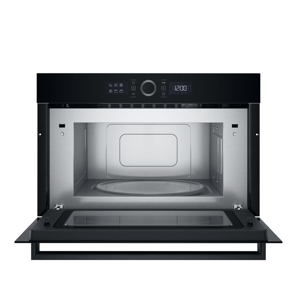 Hotpoint_Ariston Микровълнова За вграждане HAMD54MB Черно Електронно 31 Микровълни + функция „грил” 1000 Frontal open