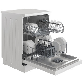 Indesit Lavavajillas Libre instalación IN2FE13DT9W Libre instalación E Perspective open