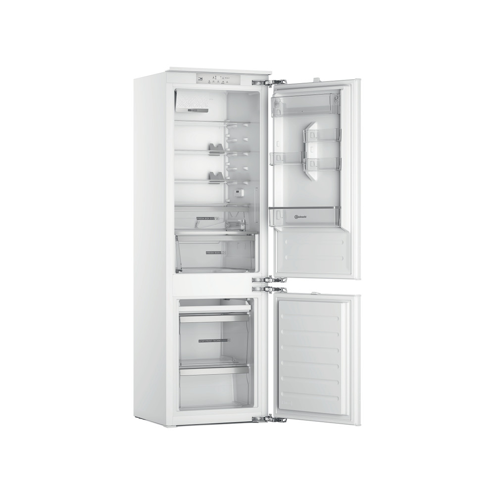Bauknecht Frigorifero combinato Apparechio incasso BKC18D013C2 SF Bianco 2 porte Perspective open