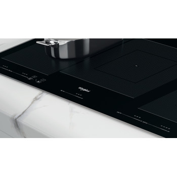 Whirlpool Table de cuisson WT 1090 BA Noir Induction vitroceramic Lifestyle control panel