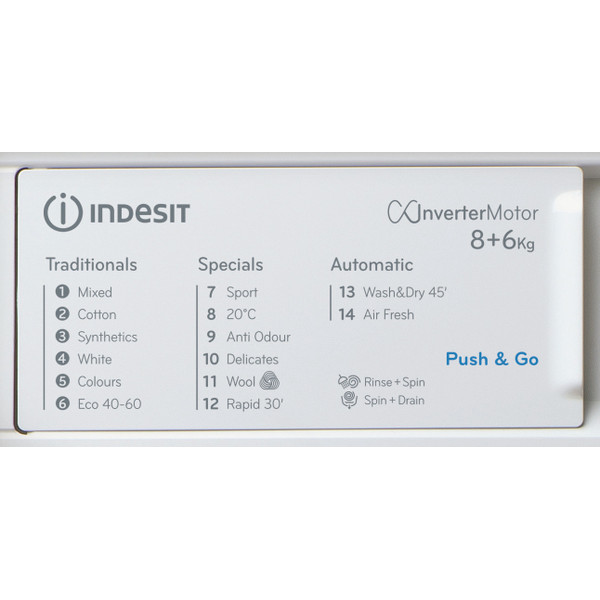 Indesit Integrated Washer Dryer BI WDIL 861485 UK BI WDIL 861485 UK Indesit IE