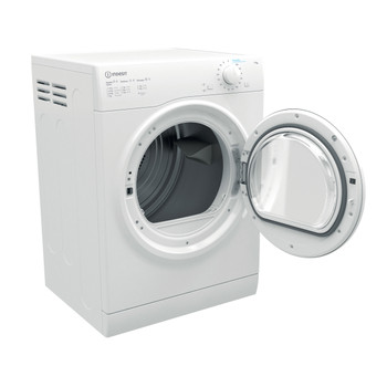 Indesit Secadora I1 D70W SPT Blanco Perspective open