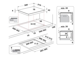Електрична плита Whirlpool - AKT 8090/NE | European Appliances