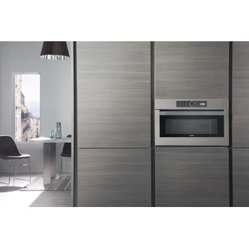 Whirlpool Мікрохвильова піч Вбудований (-а) AMW 730/SD Сріблястий світанок Електронне 31 Мікрохвильова піч з функцією гриль 1000 Lifestyle frontal