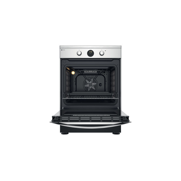 Indesit Cucina con forno a doppia cavità IS67IQ8CCX/FR Inox Elettrico Frontal open