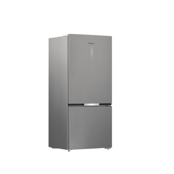 Whirlpool Koel/vriescombinatie Vrijstaand WHK2 6614 X6E Pearl Inox 2 deuren Perspective