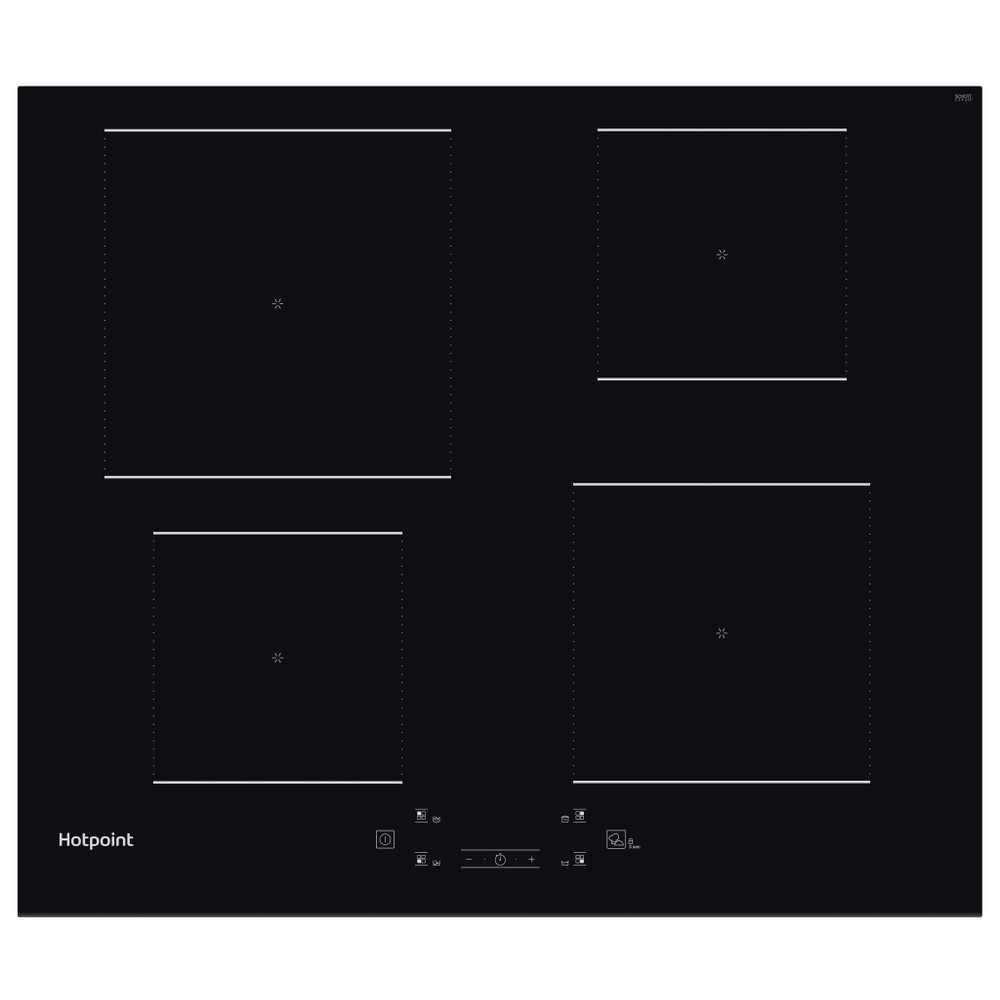 Hotpoint HOB TQ 4160S BF Black Induction vitroceramic Frontal