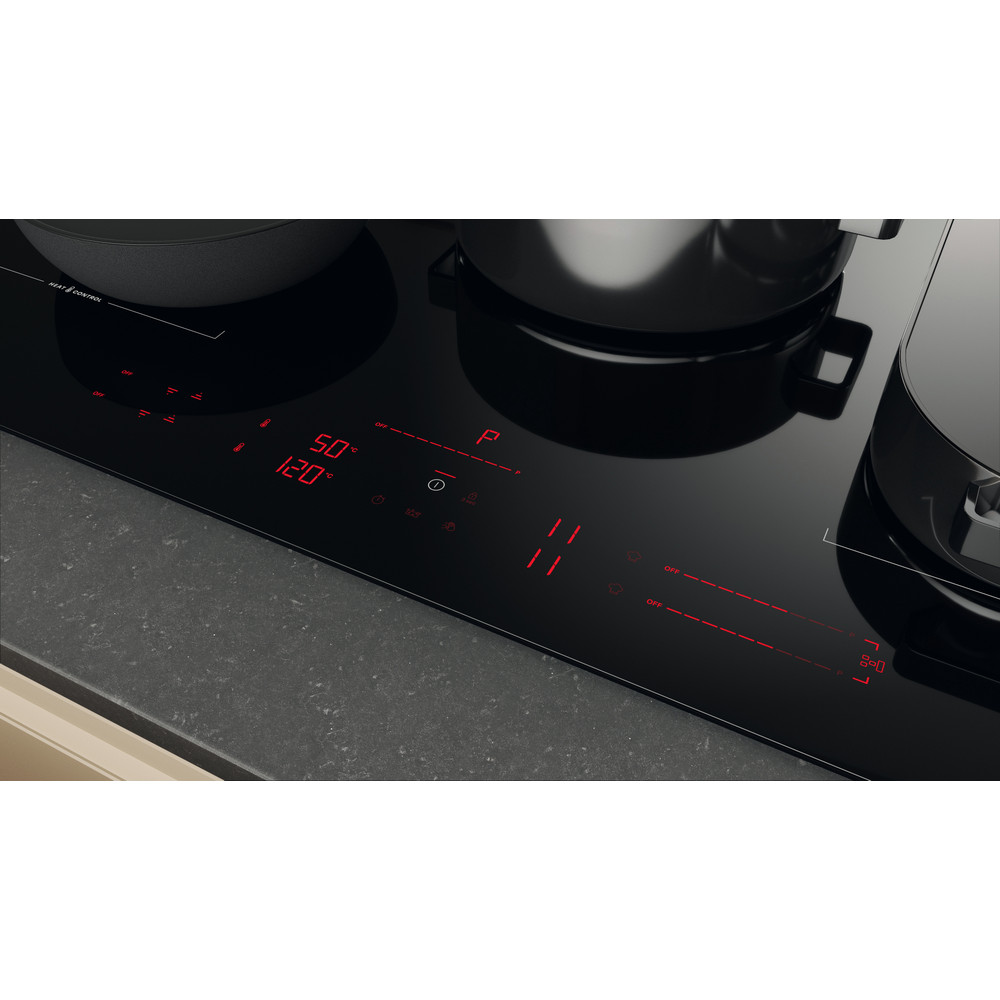 Bauknecht Table de cuisson BEX9024DCFF Noir Induction vitroceramic Control panel