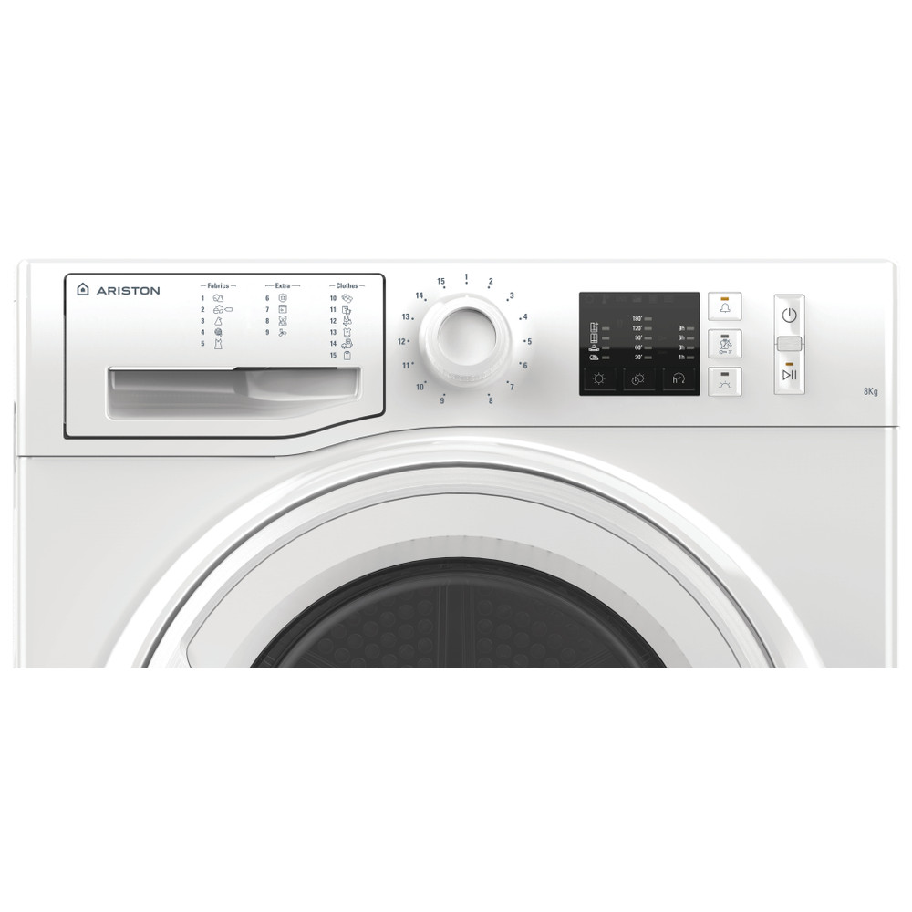 Ariston Dryer NT M10 81 EX White Control panel