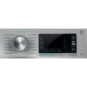 Whirlpool Perilica za rublje Samostojeći W6 W945SB EE Srebrna Prednje punjenje B Program
