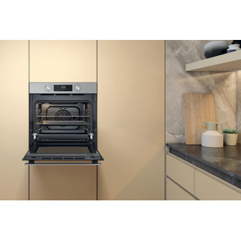 Whirlpool Trouby Vestavné OMR58HU1X Elektrická A+ Lifestyle frontal open