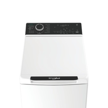 Whirlpool Perilica za rublje Samostojeći TW721WBCVSWEE Bijela Gornje punjenje A Control panel