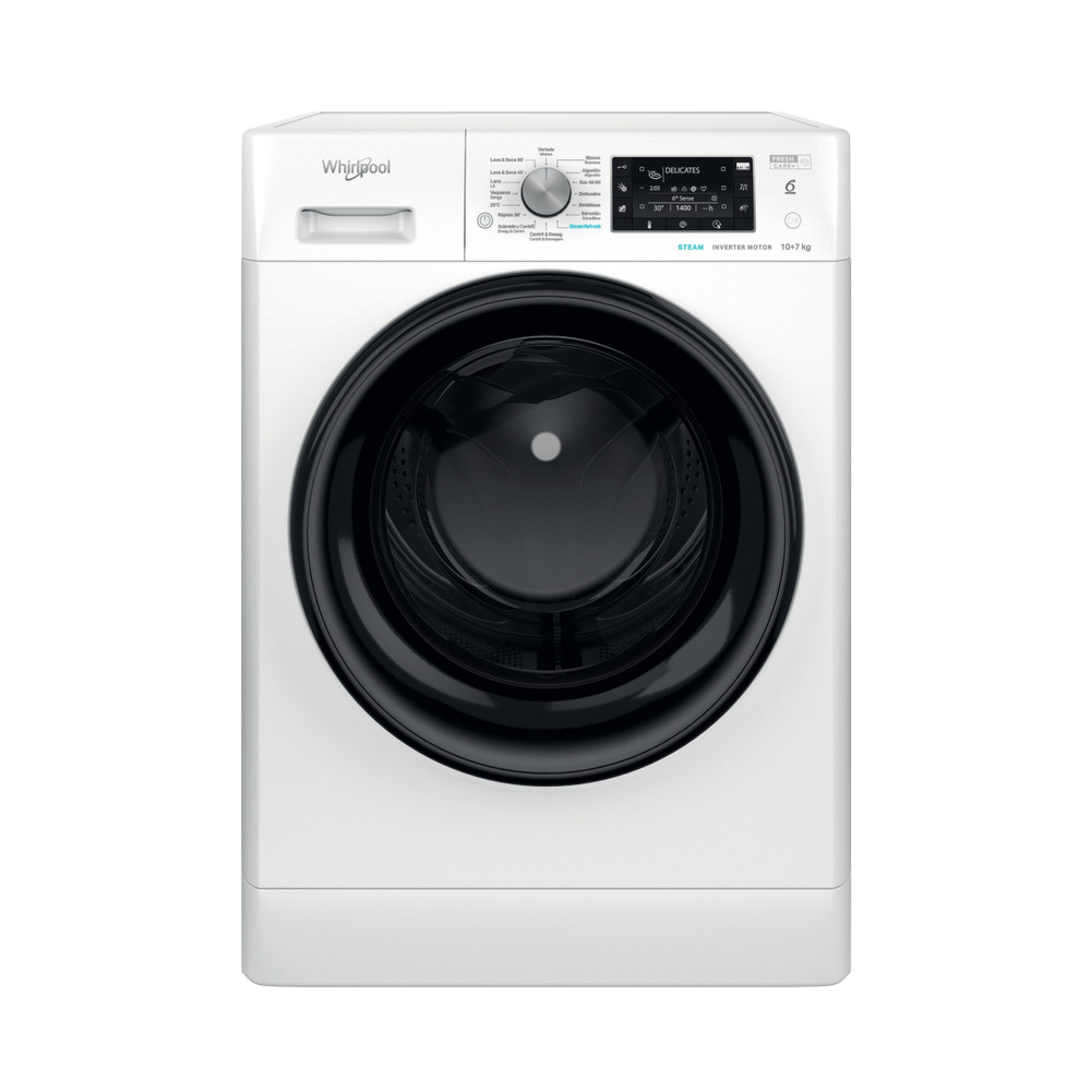 Whirlpool Lavadora secadora Libre instalación FFWDD 1074269 BV SPT Blanco Cargador frontal Frontal