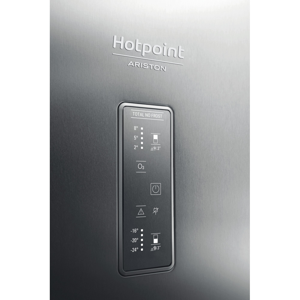 Hotpoint_Ariston Combinados Libre instalación HA70BE 73 XO3 Óptica Inox 2 doors Control panel