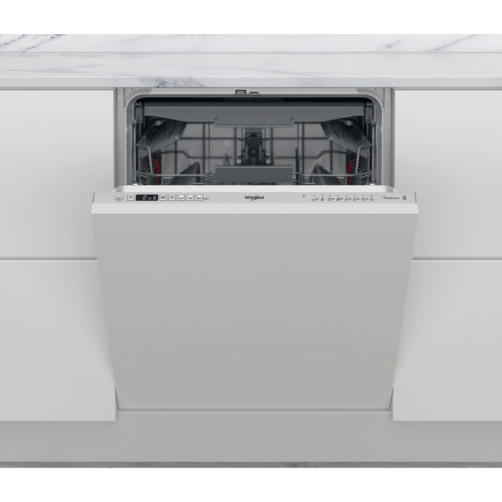 Whirlpool Mosogatógép Beépíthető WIC 3C33 PFE Full-integrated D Frontal