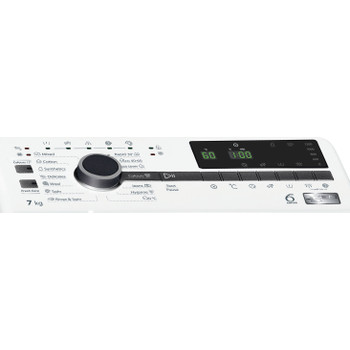 Whirlpool Lavadora Libre instalación TDLR 7222BS NX/N Blanco Carga superior E Control panel