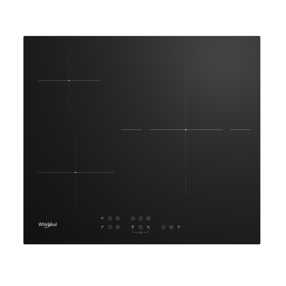 Whirlpool Encimera WD5106NE Negro Induction vitroceramic Frontal