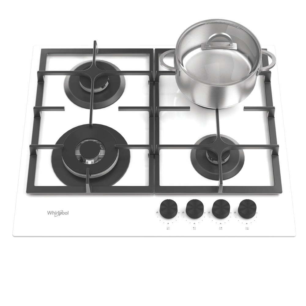 Whirlpool Plită GOFL 629/WH EE Alb Gaz Lifestyle frontal