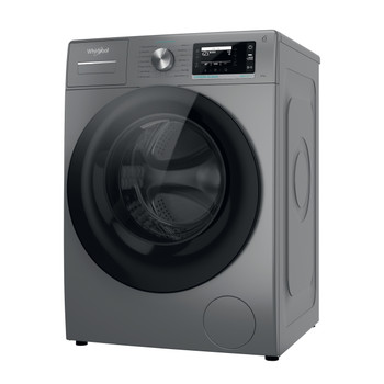 Whirlpool Lave-linge Pose-libre W7 99S SILENCE EE Argent Frontal A Perspective