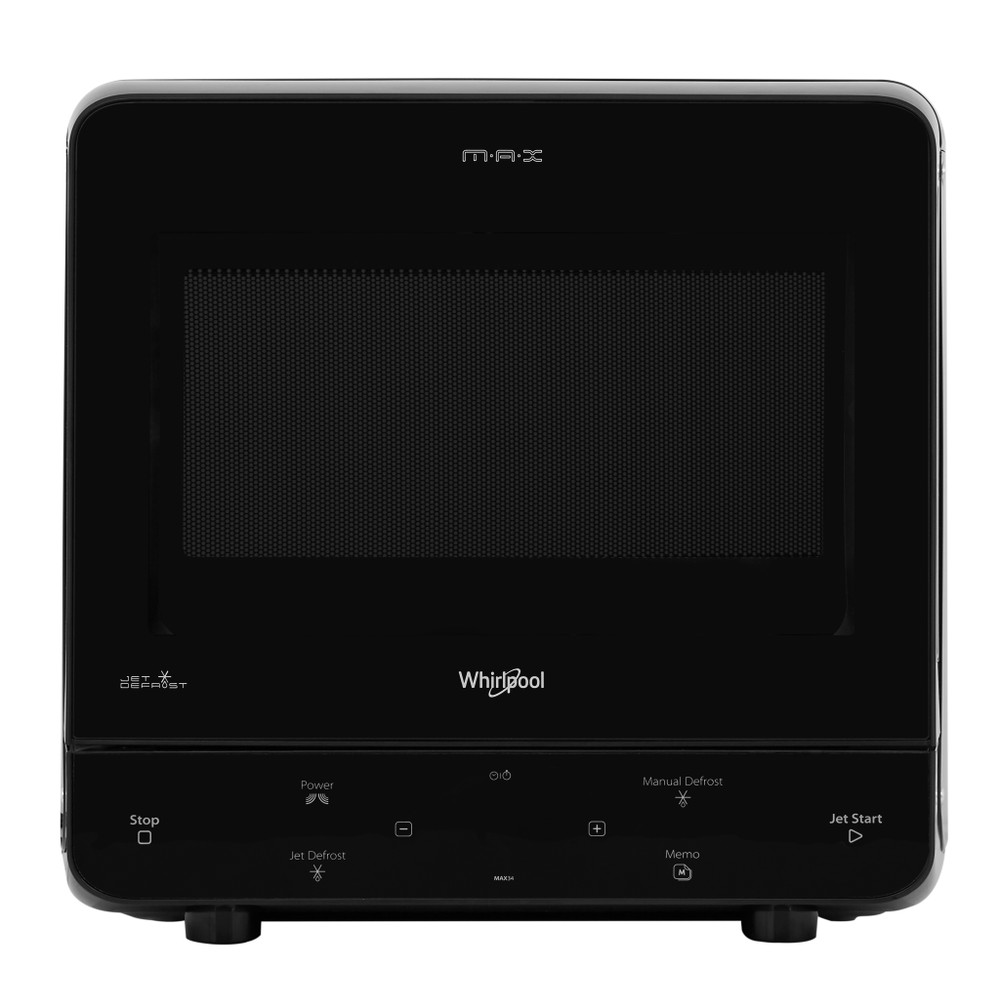 Whirlpool Mikrobølgeovn Frittstående MAX 34/BL Svart Elektronisk 13 Kun mikro 700 Frontal