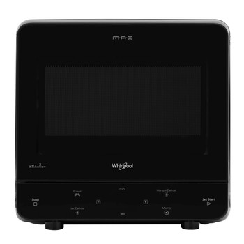 Whirlpool Mikrobølgeovn Frittstående MAX 34/BL Svart Elektronisk 13 Kun mikro 700 Frontal