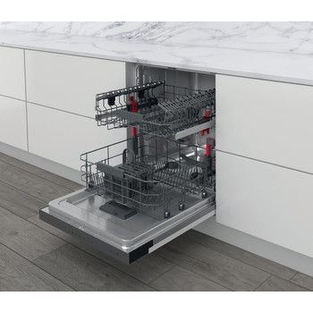 Whirlpool Mosogatógép Beépíthető WB 6020 P X Half-integrated E Perspective open