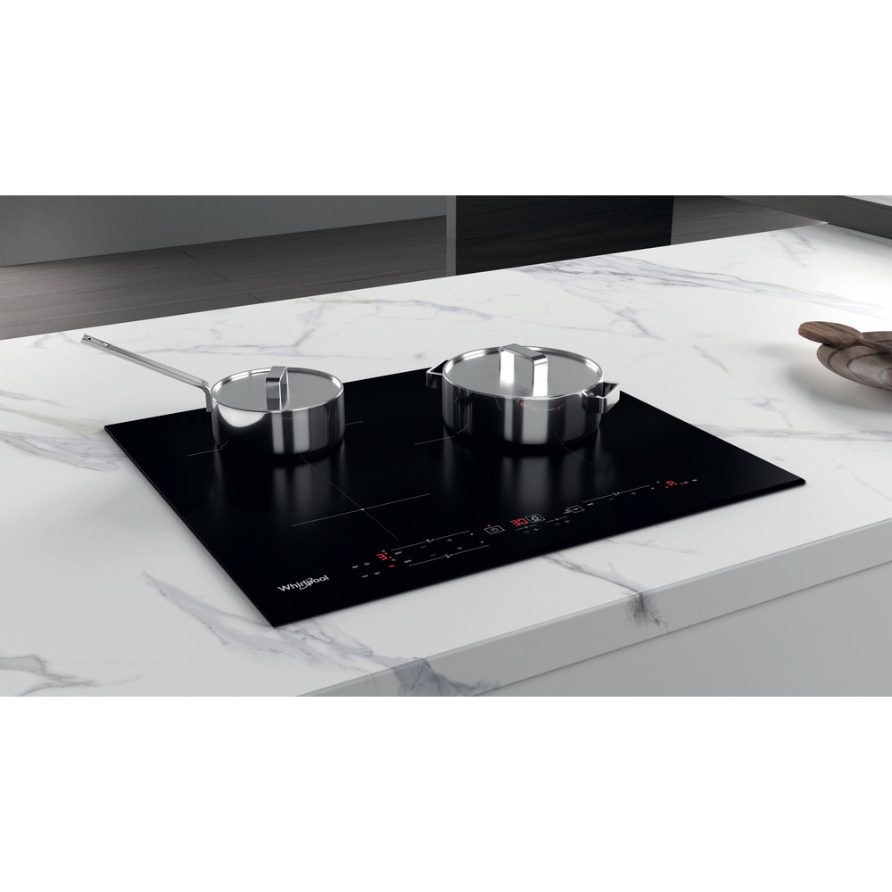 Whirlpool Encimera WS B2360 BF Negro Induction vitroceramic Lifestyle perspective