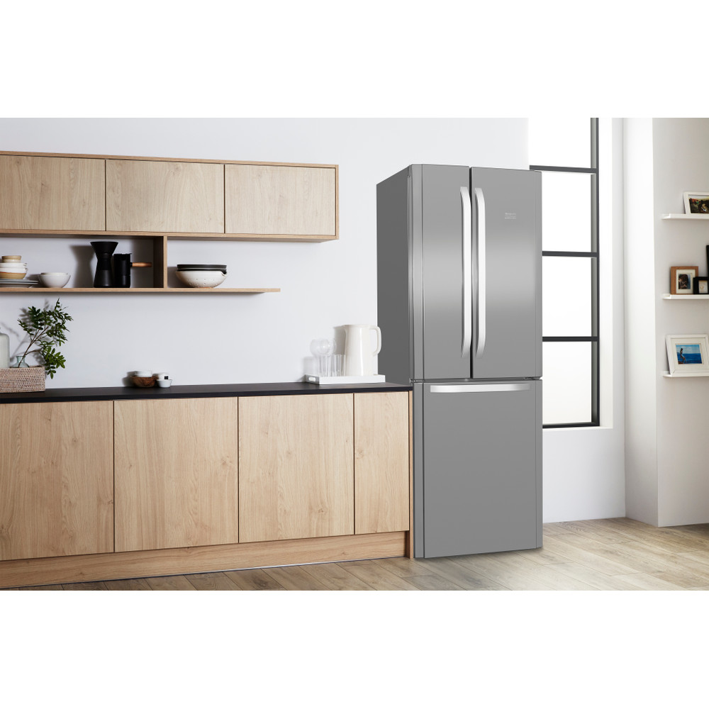 Hotpoint_Ariston Combiné Pose-libre E3D X1 Inox 3 portes Lifestyle perspective