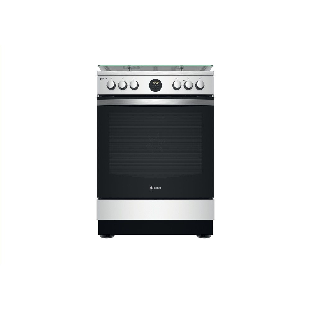 Indesit Plīts IS67G8CHX/E/1 Inox Gāzes Frontal