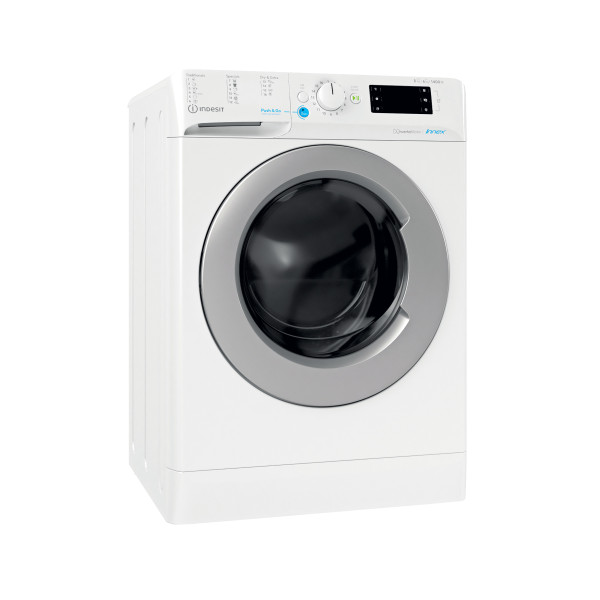 Indesit Perilica i sušilica Samostojeći BDE 861483X WS EU N Bijela Prednje punjenje Perspective