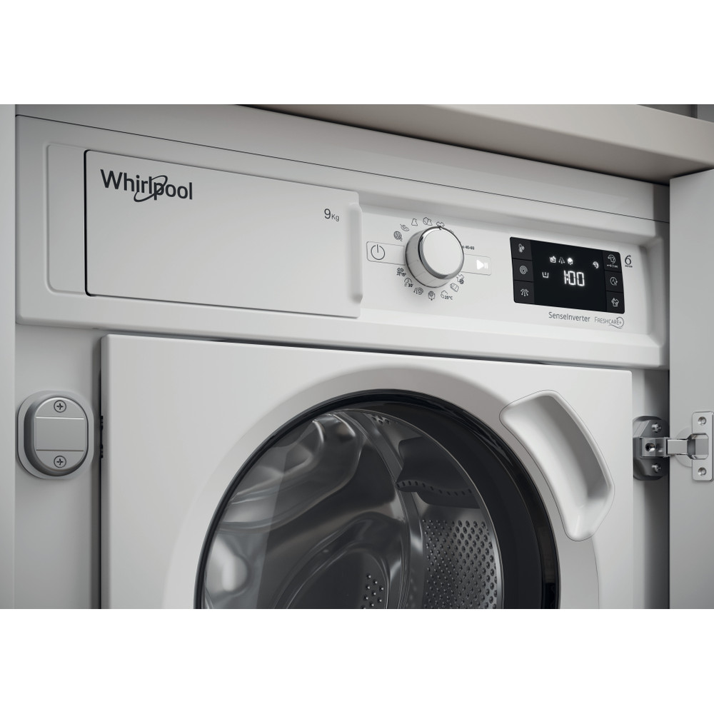 Whirlpool Máquina de lavar roupa Encastre BI WMWG 91485 EU Branco Carga Frontal B Lifestyle control panel