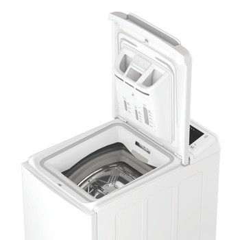 Whirlpool Pračka Volně stojící TW621WWCVSWCS Bílá Vrchem plněná A Perspective open