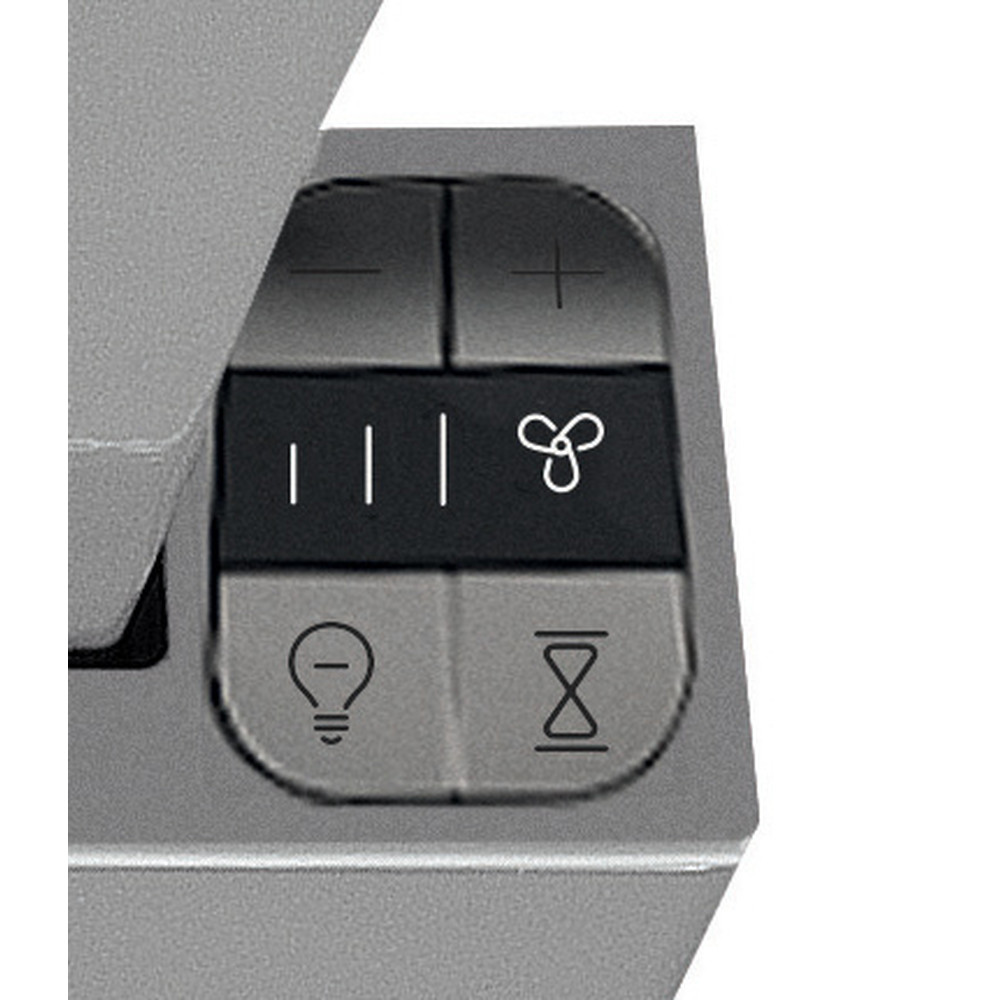 Bauknecht Hotte Appareil encastrable DBAH 62 LT X Gris Appareil encastrable Electronique Control panel